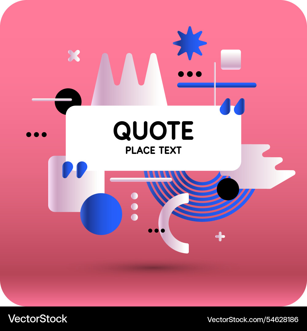 An abstract with a field for placing title Vector Image