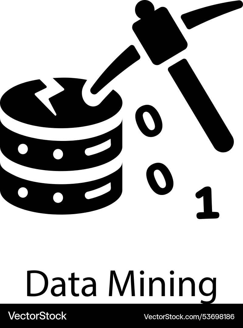 Data mining vector image