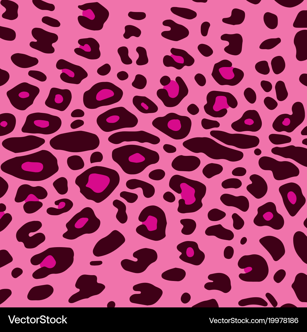 Leopard Print Background Vector Image