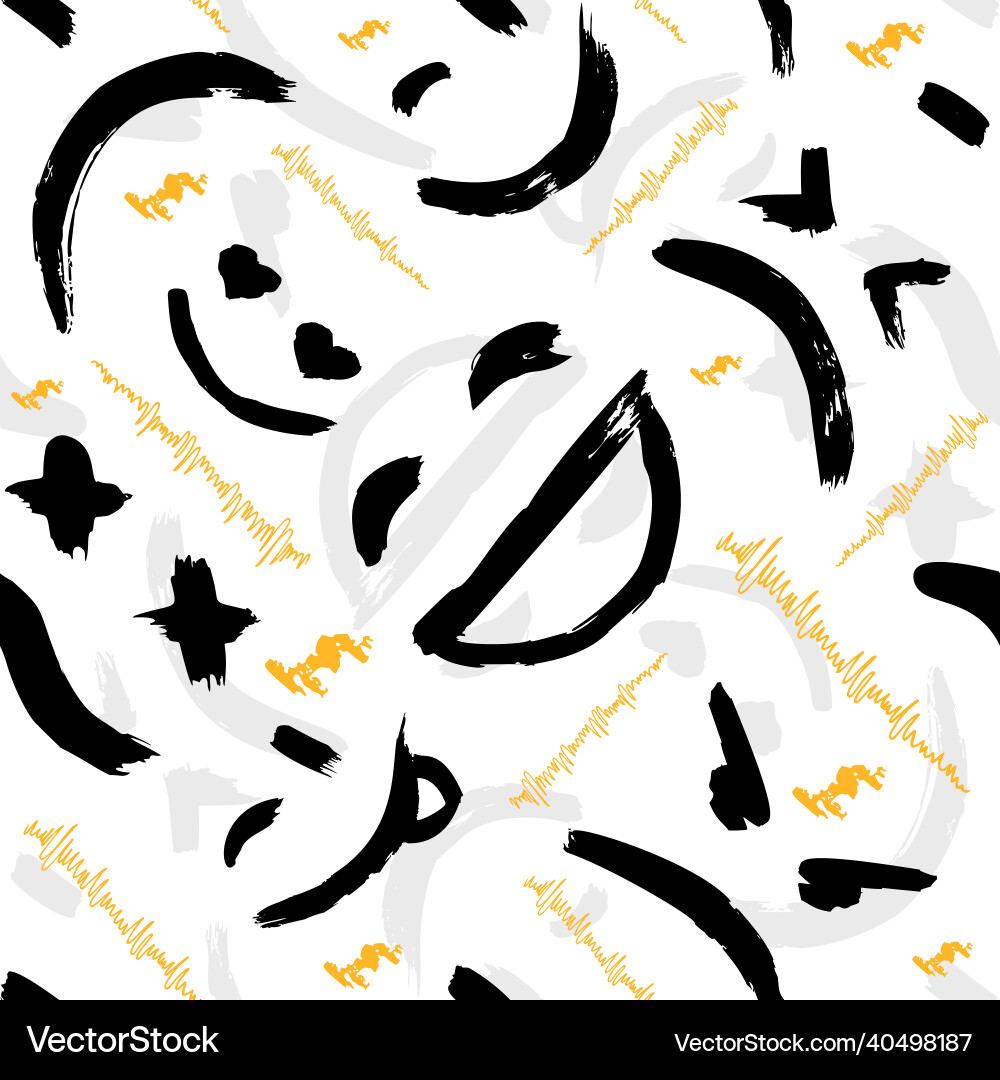 Seamless pattern with emoticons Seamless pattern with emoticons vector image