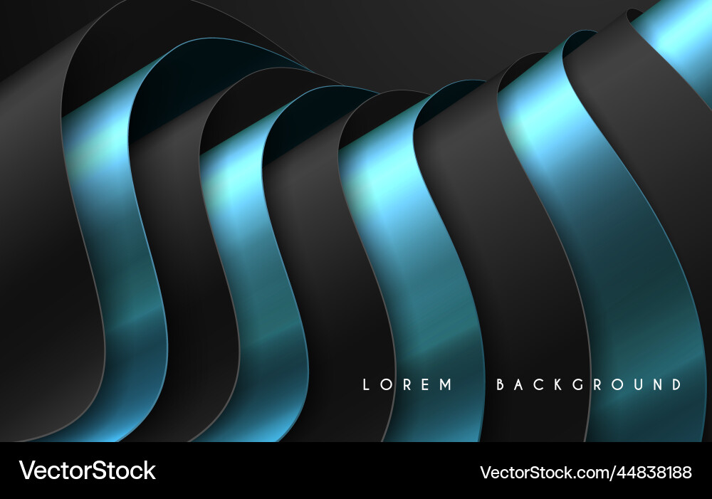 Dynamic Folded Layers Background vector image