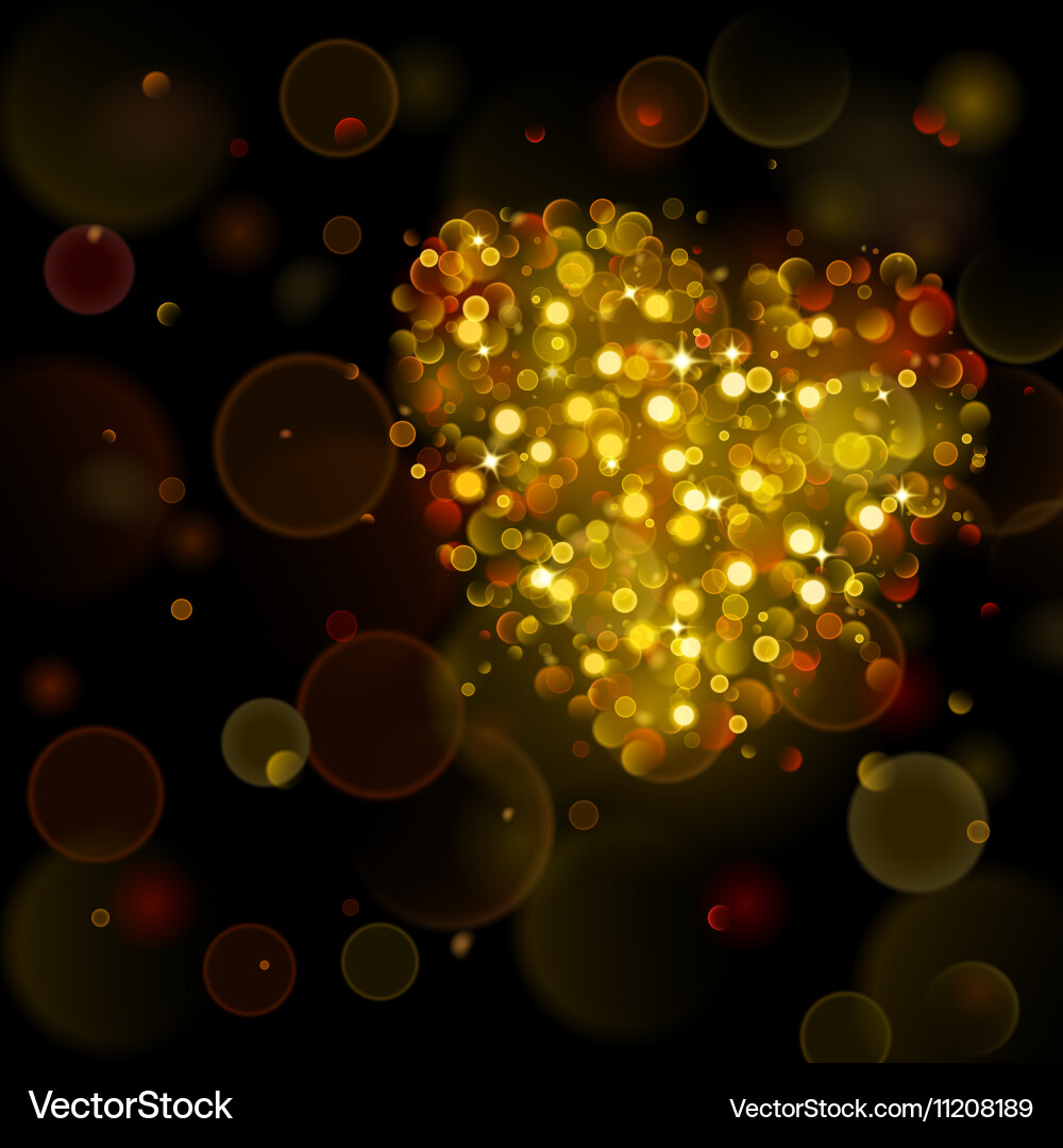 Abstract background with heart Vector Image