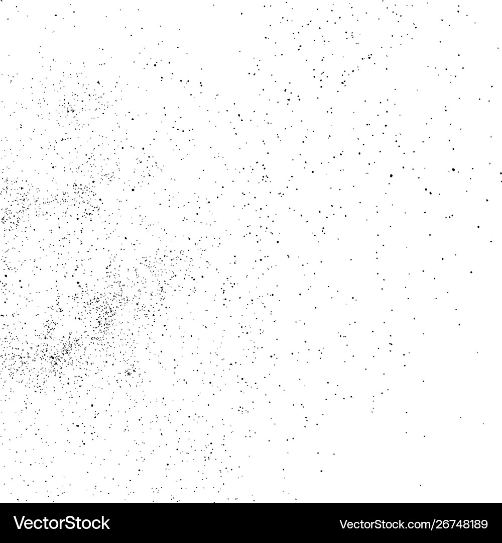 Black grainy texture isolated on white Black grainy texture isolated on white Vector Image