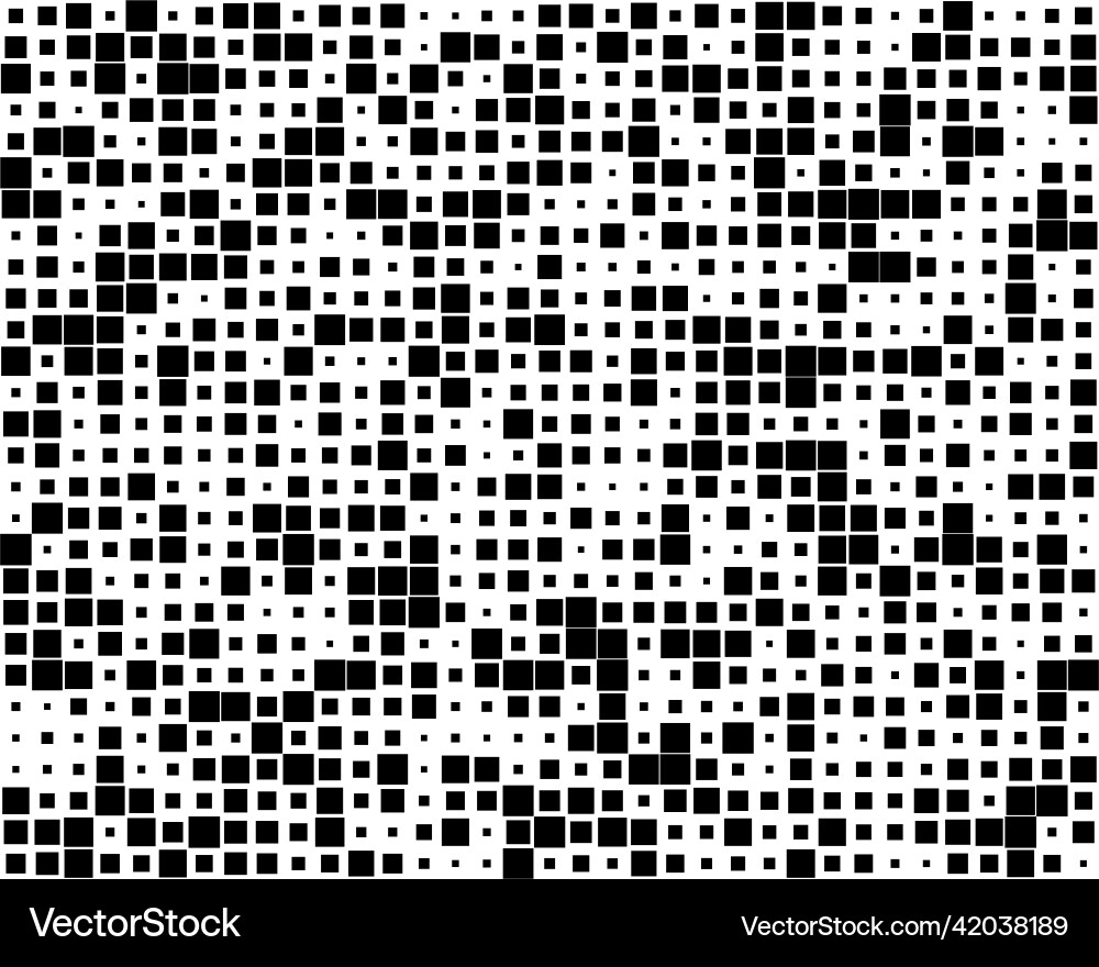 Pattern with random squares vector image