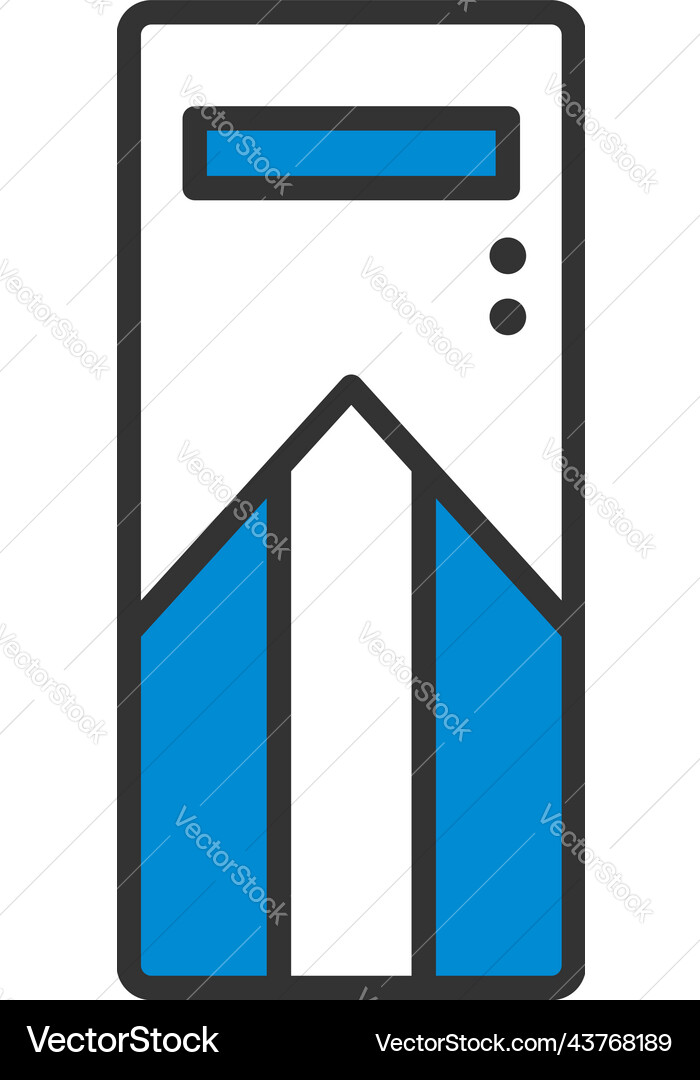System unit icon System unit icon vector image