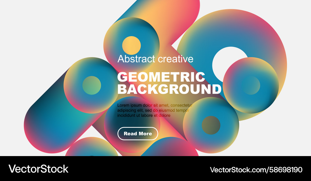 Vibrant abstract shapes overlap creating dynamic Vibrant abstract shapes overlap creating dynamic Vector Image