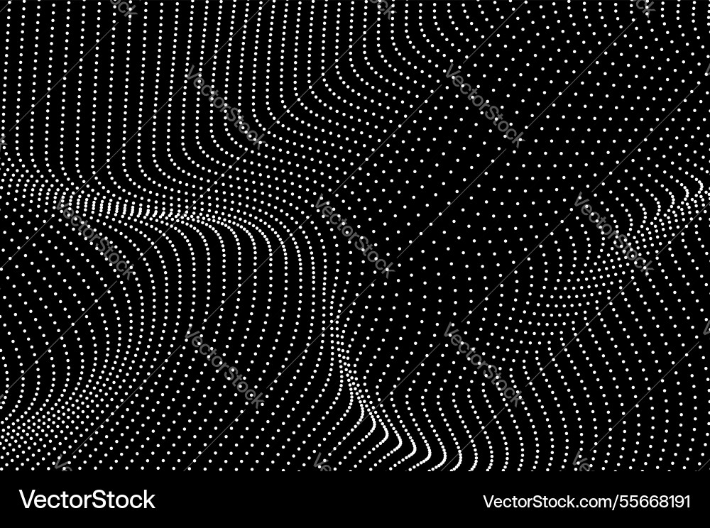 Abstract background flowing dots particle wave Abstract background flowing dots particle wave vector image
