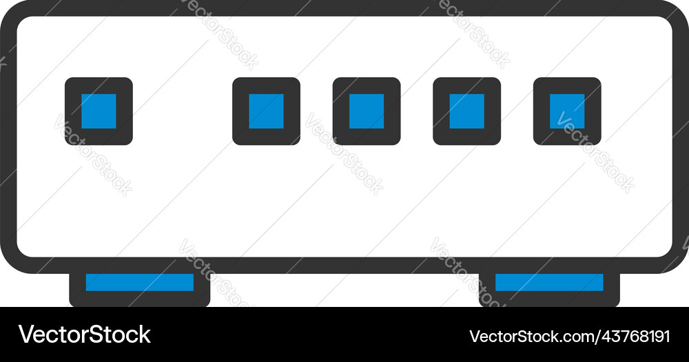 Ethernet switch icon Ethernet switch icon vector image
