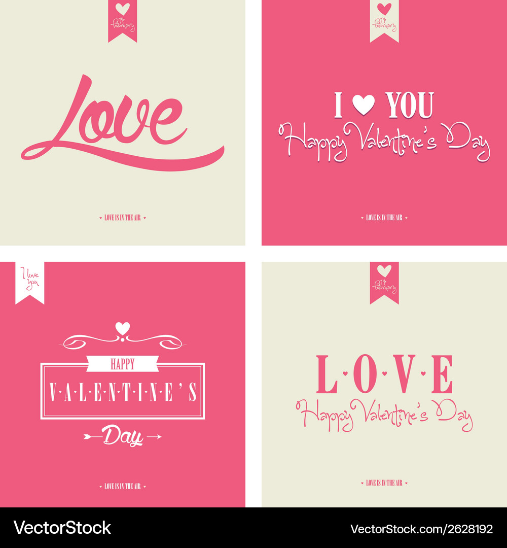 Abstract love background with some special objects Vector Image