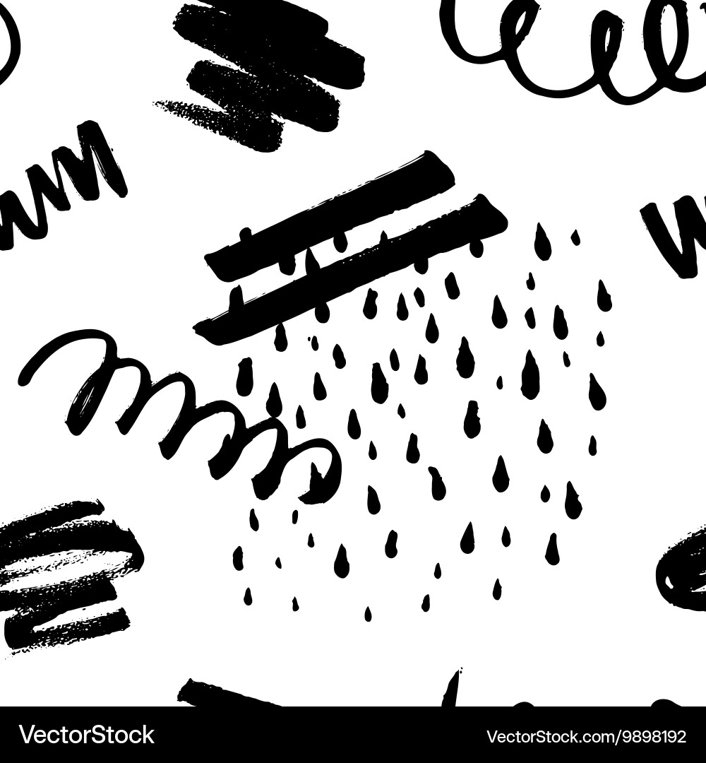 Hand Drawn Abstract Pattern vector image