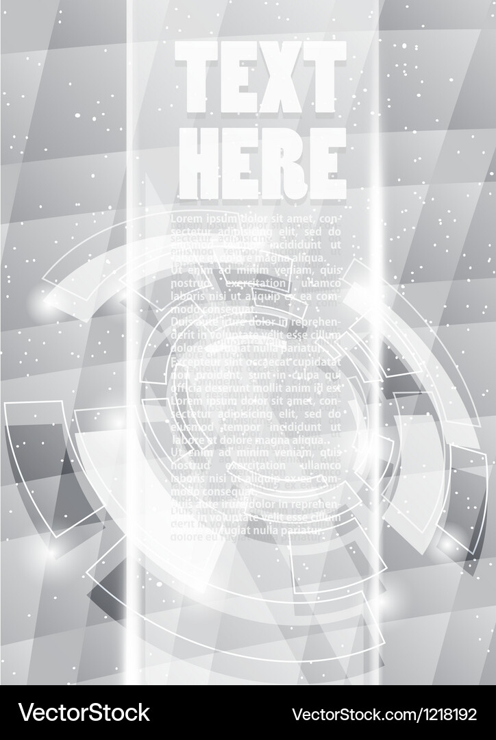 Tech background Vector Image