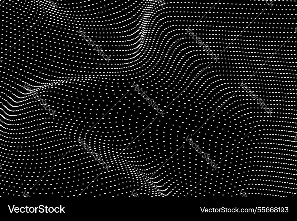 Abstract background flowing dots particle wave Abstract background flowing dots particle wave vector image