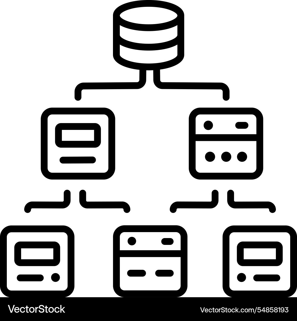 Hierarchical data vector image