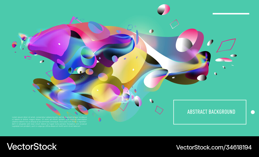 Colorful abstract fluid gradient pattern Colorful abstract fluid gradient pattern vector image
