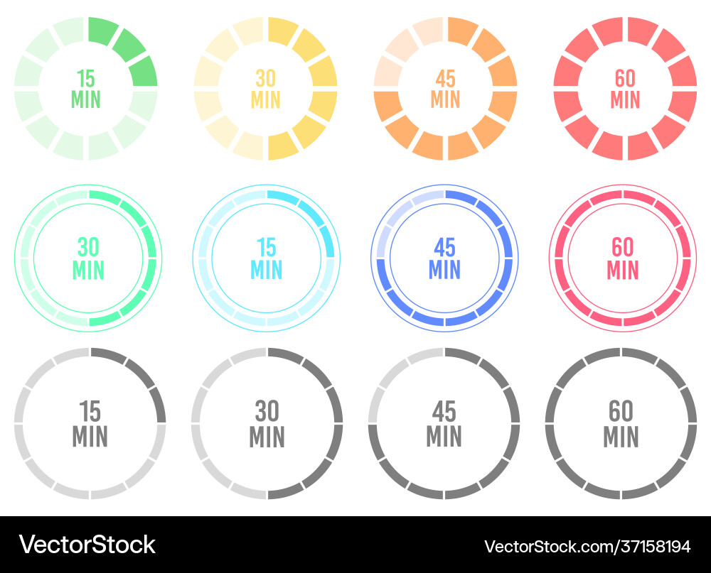 Hour timer design isolated on background Hour timer design isolated on background vector image