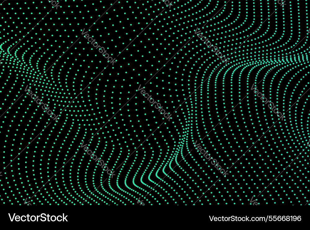 Abstract background flowing dots particle wave Abstract background flowing dots particle wave vector image