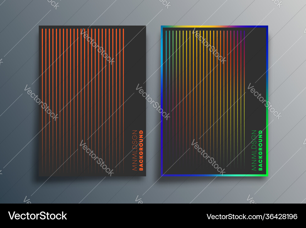 Gradient minimal line design for background Vector Image