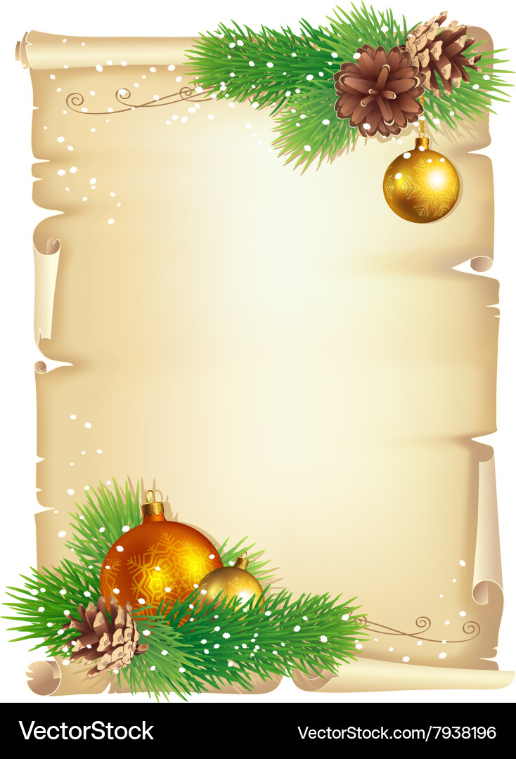 Old scroll Vector Image