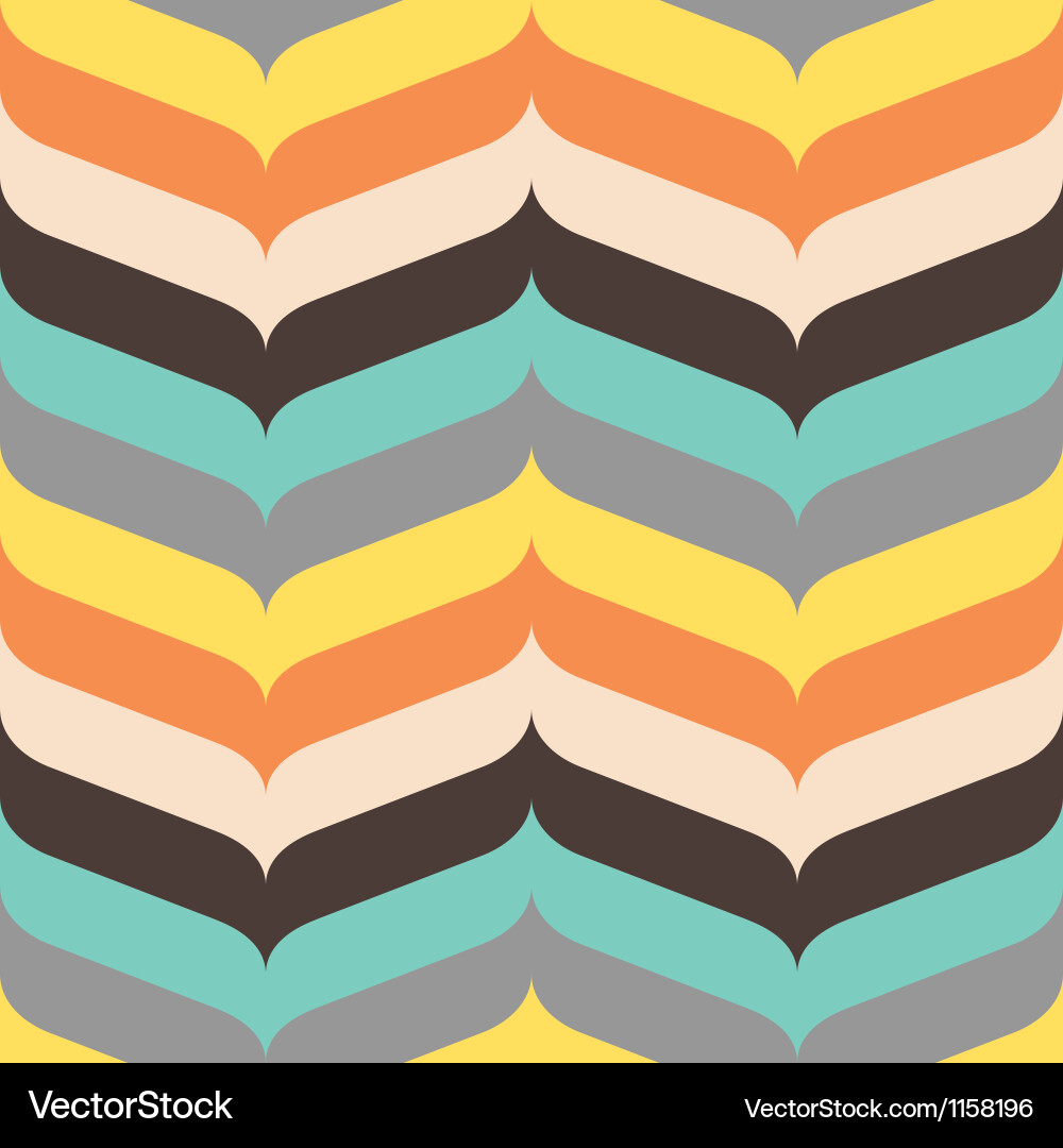 Ribbon Chevron Pattern vector image