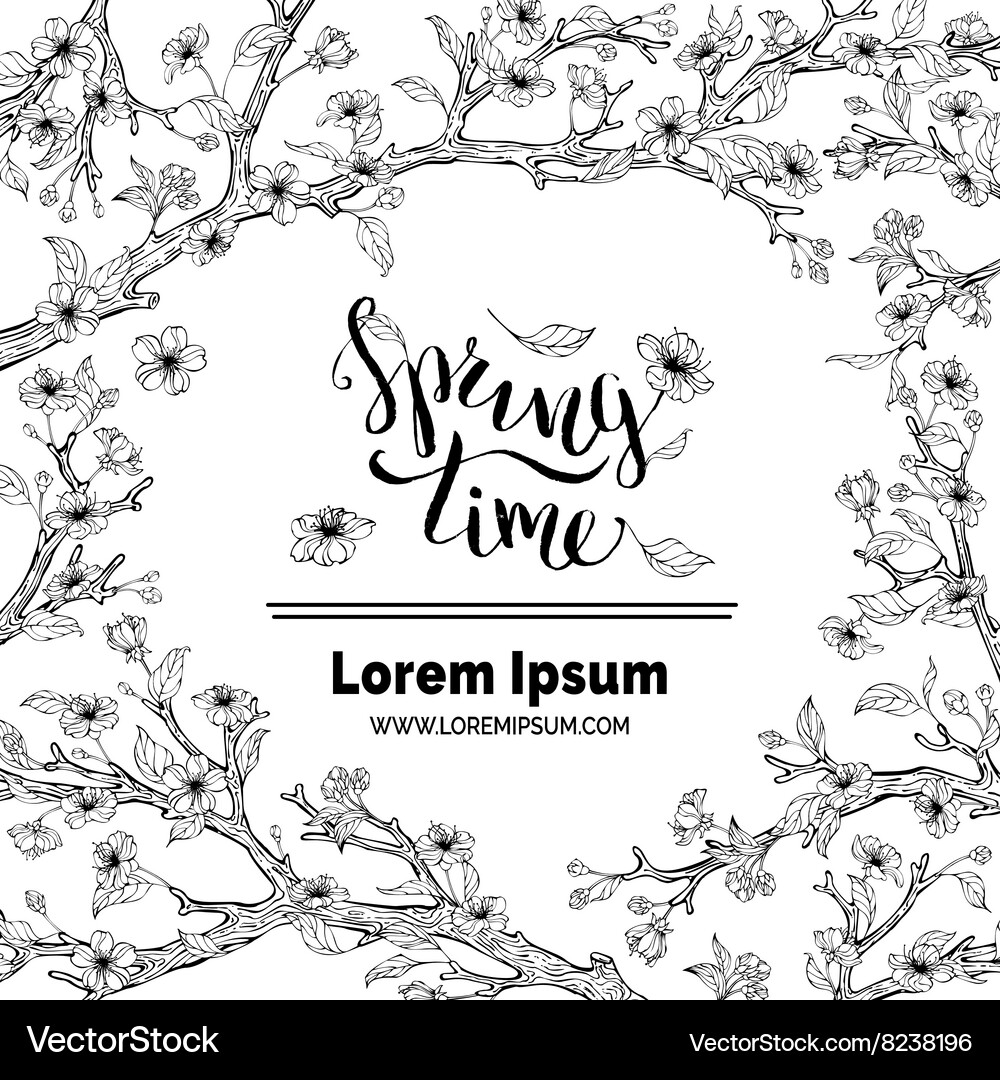 Spring time background Vector Image