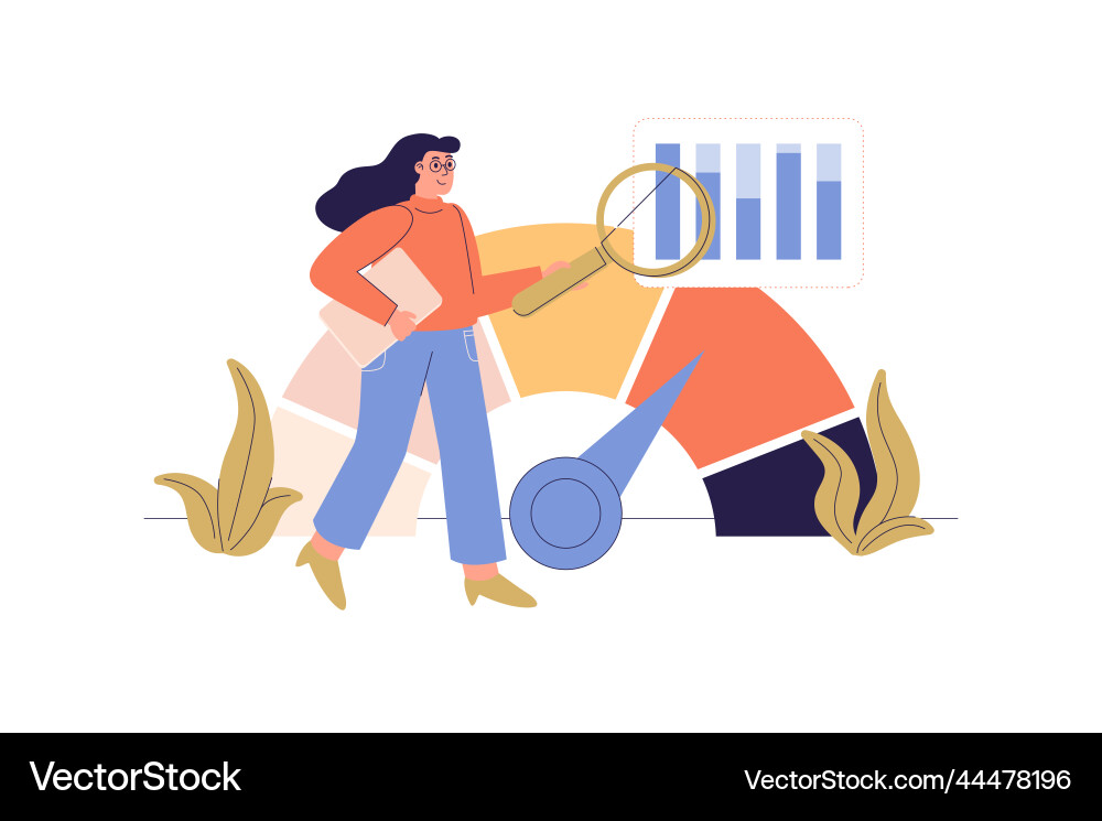 Web Benchmarking & Performance Analysis vector image