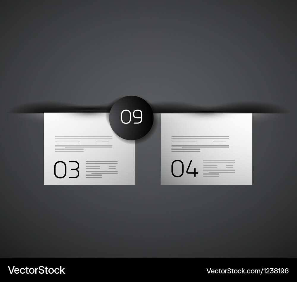 Web box shadow modern design Vector Image
