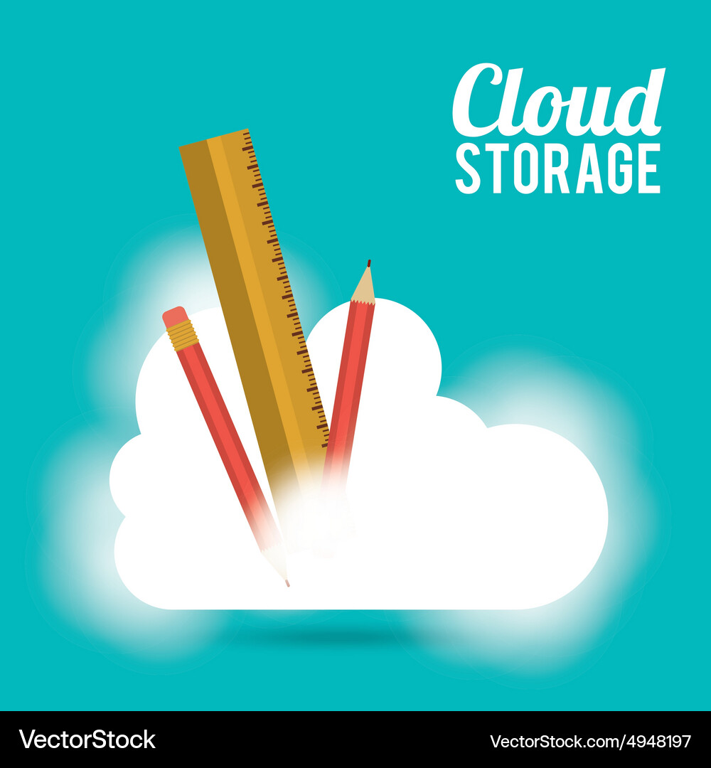 Cloud computing Vector Image