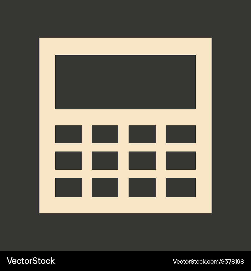 Flat with shadow icon and mobile application Vector Image