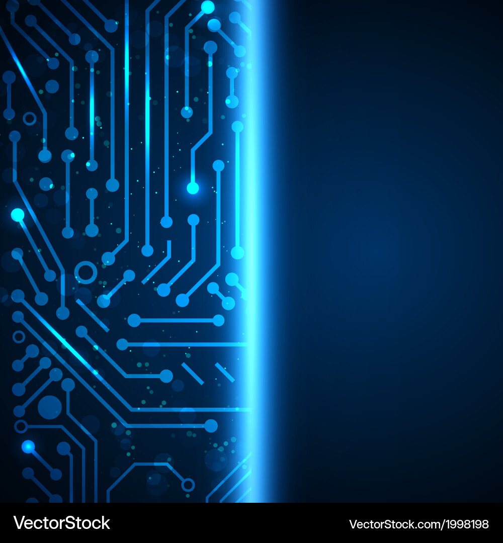 Technology background with space for your text Vector Image
