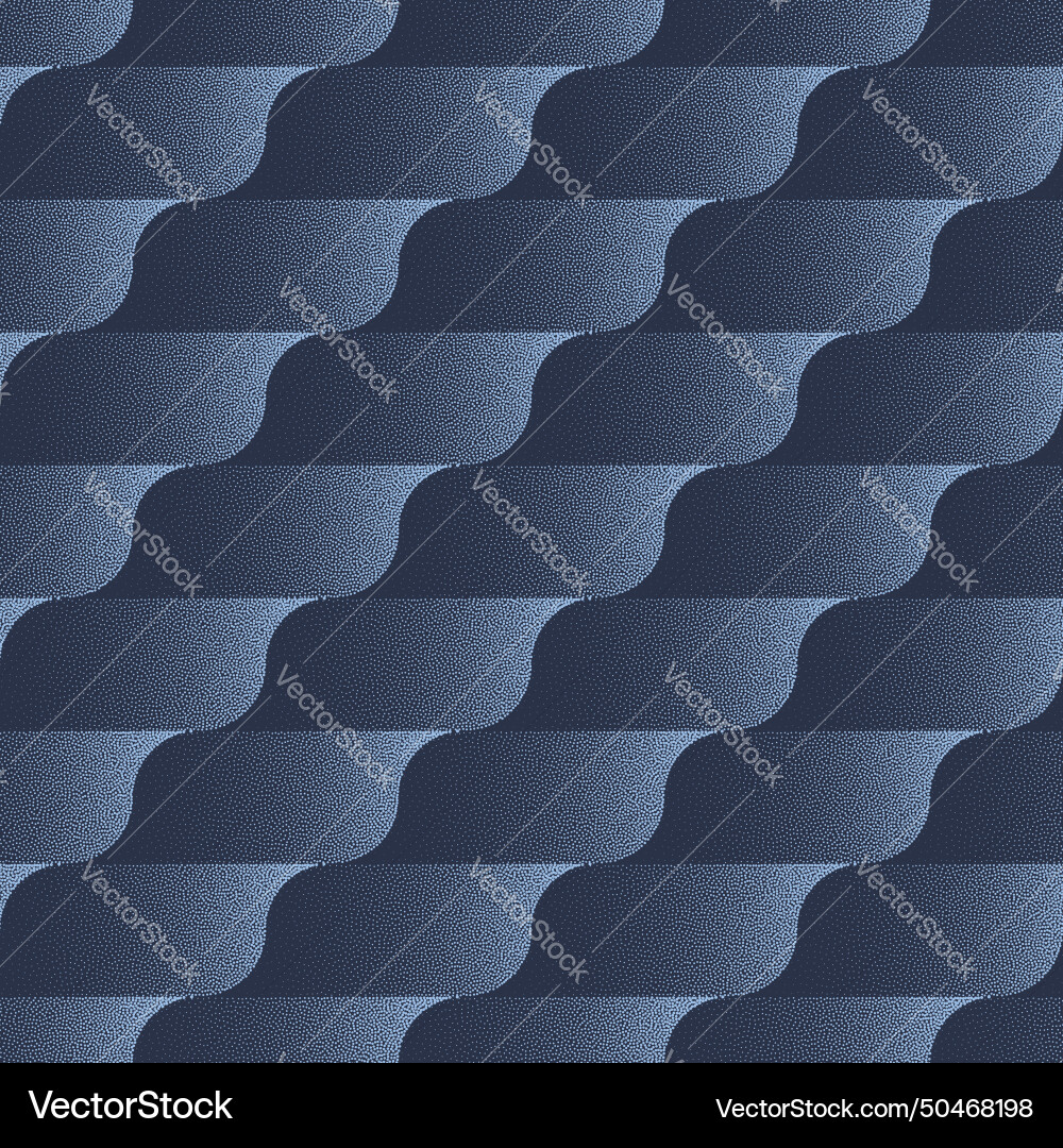 Wavy layered structure seamless pattern trend Wavy layered structure seamless pattern trend vector image
