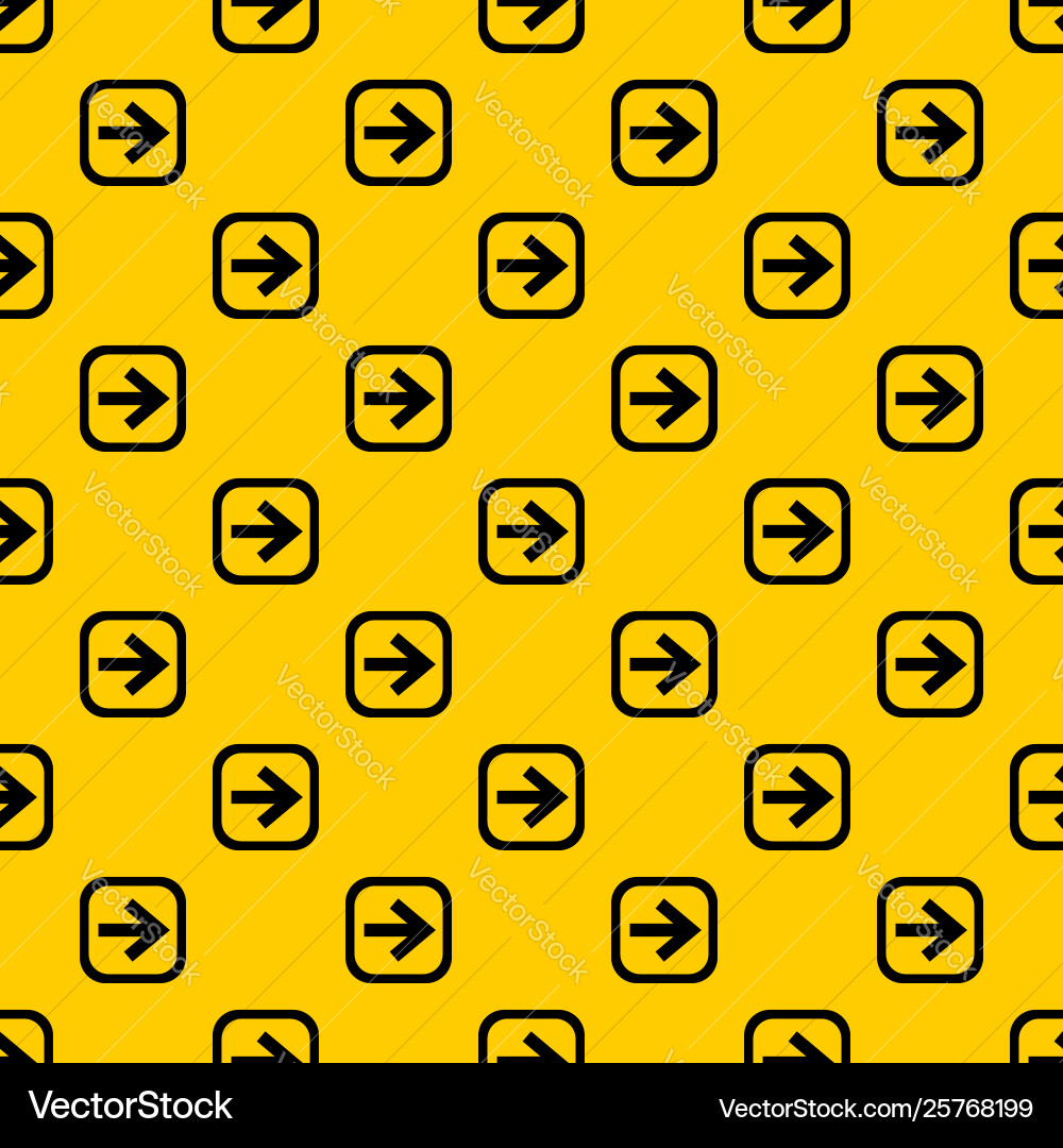 Arrow in square pattern Arrow in square pattern vector image