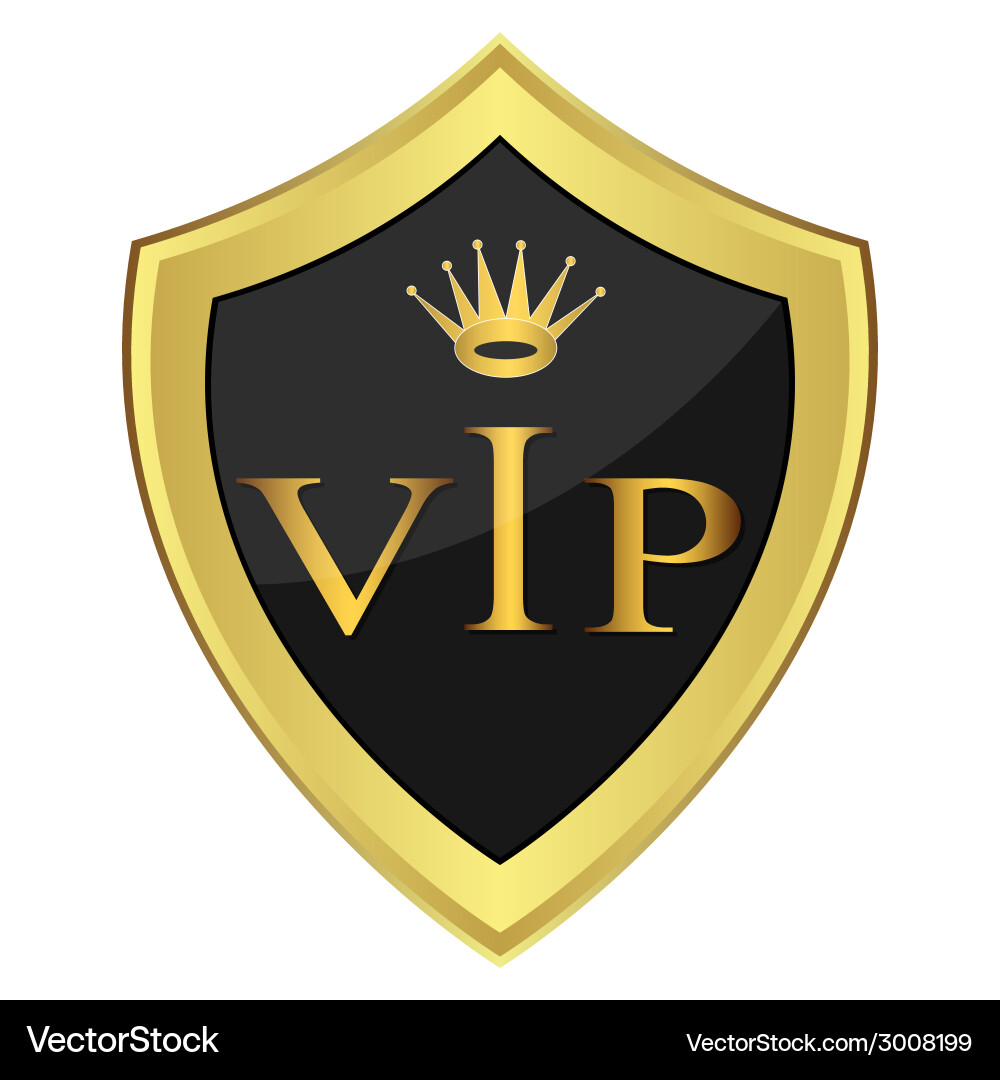 Black shield Royalty Free Vector Image - VectorStock