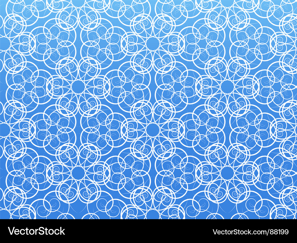 Circular Bloom Pattern Vector Image