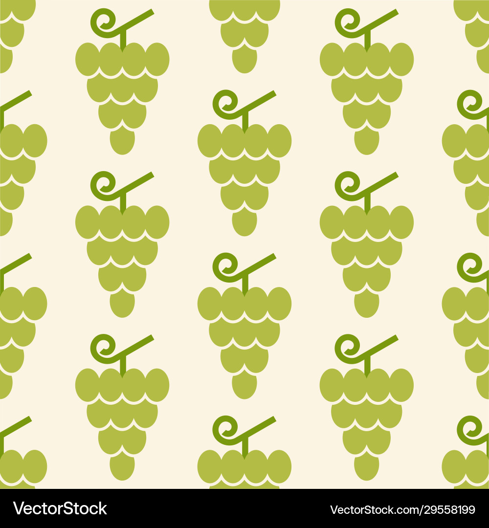 Grapes Pattern Background vector image
