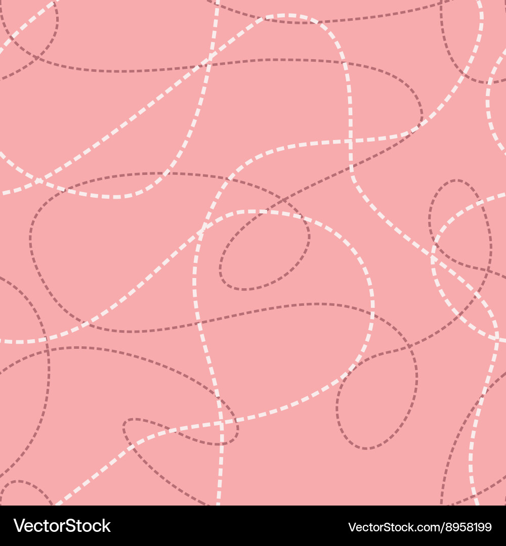 Tangled lines seamless pattern repeating abstract vector image
