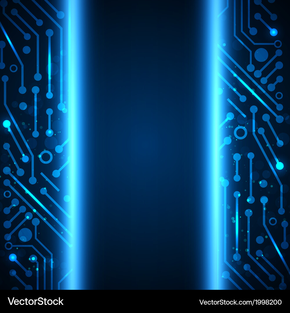 Technology background with space for your text Vector Image