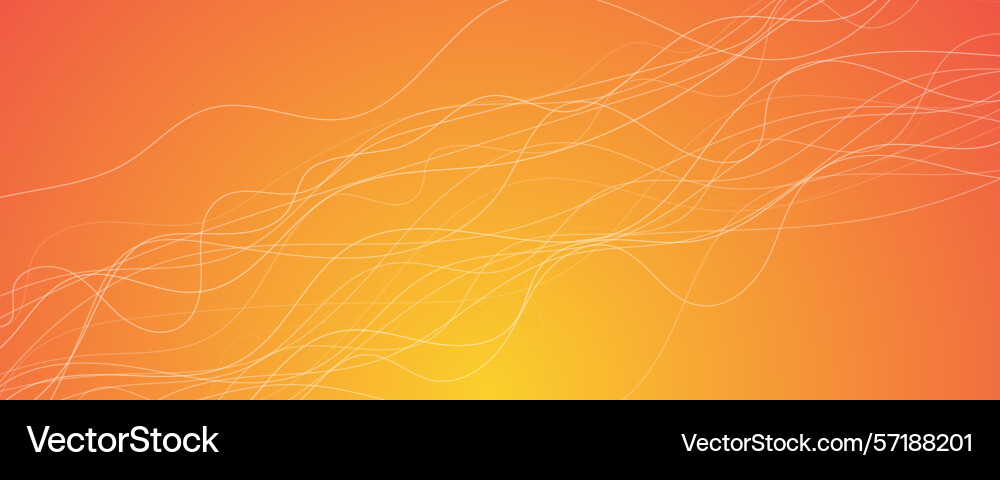 Abstract gradient background with wave beams Vector Image