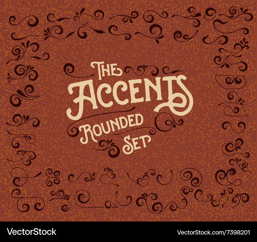 Elegant Swirls & Scrolls Set Vector Image