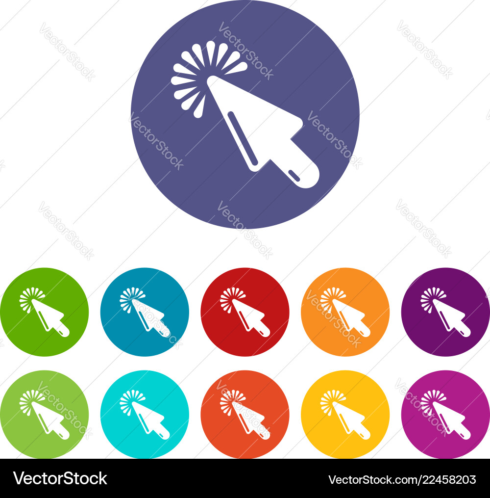 Cursor website icon simple black style Cursor website icon simple black style vector image