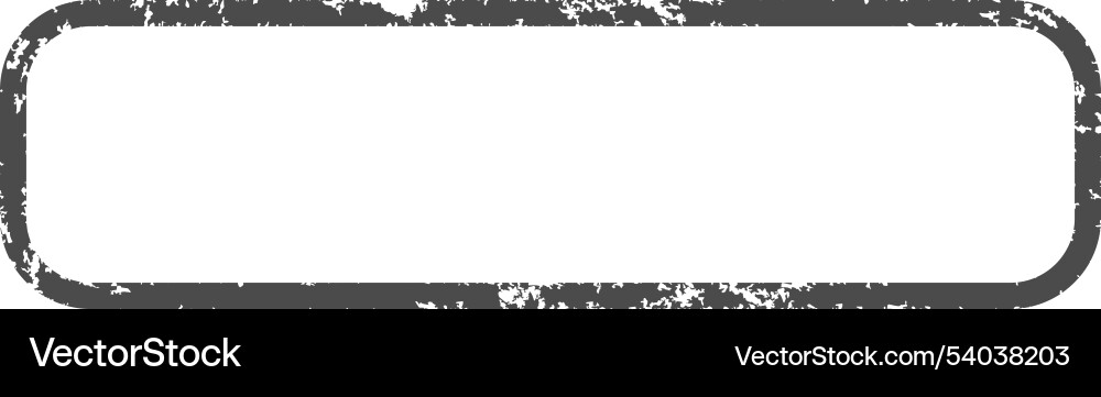 Grunge Rounded Rectangle Frame Vector Image
