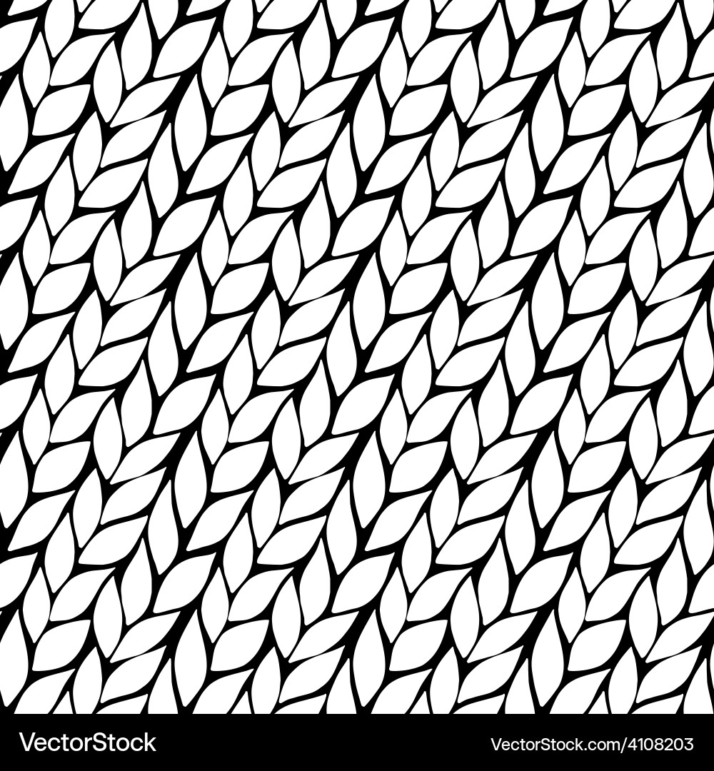 Spring leaves seamless pattern vector image