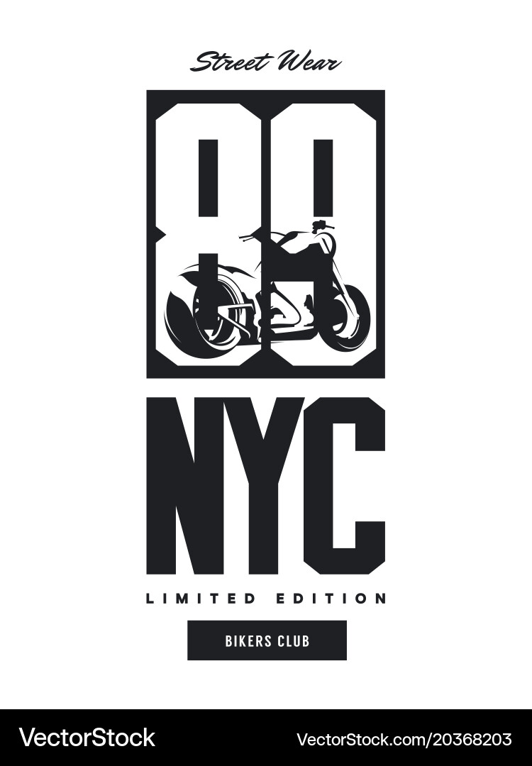 Vintage Motorcycle Club Logo Vector Image