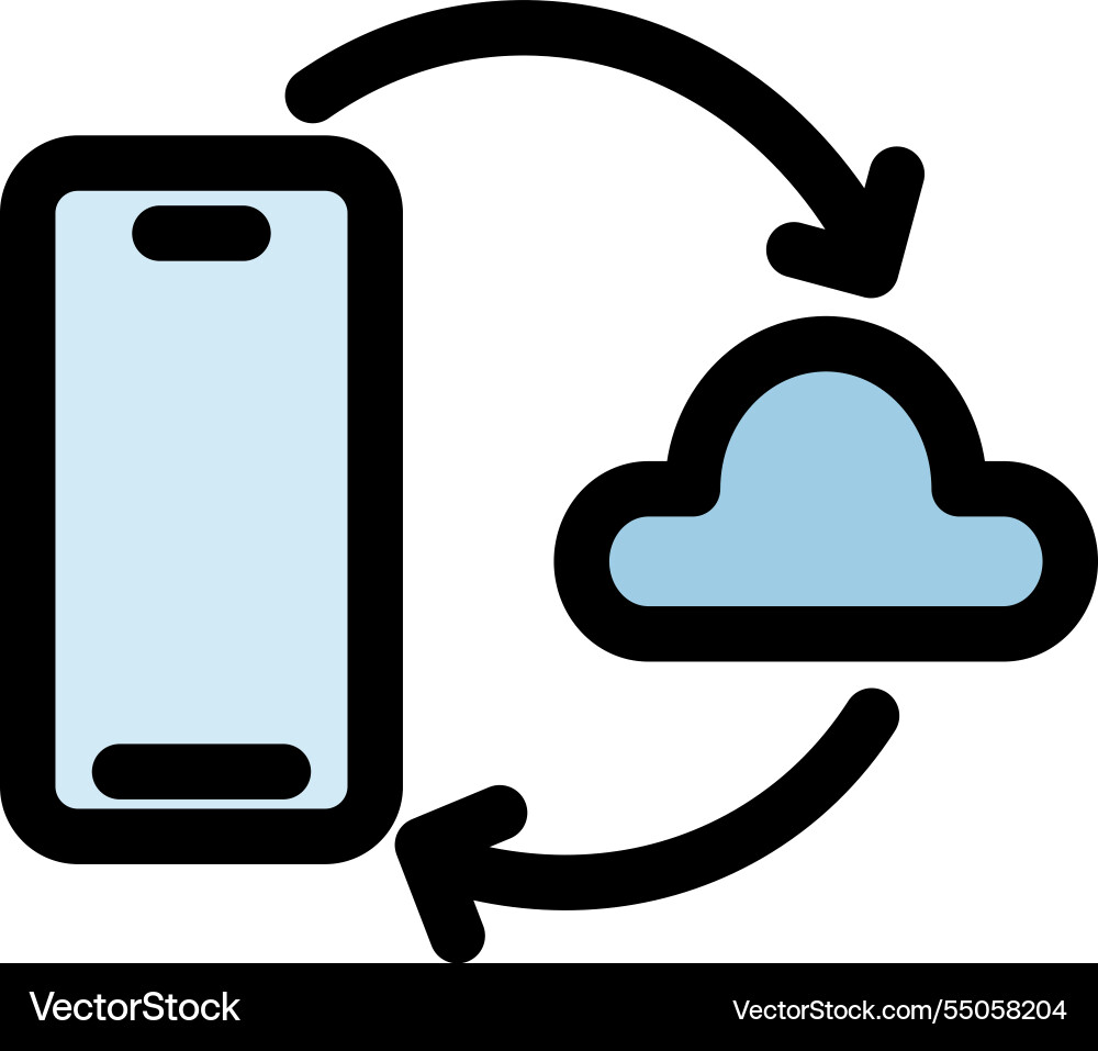 Cloud computing symbol Vector Image