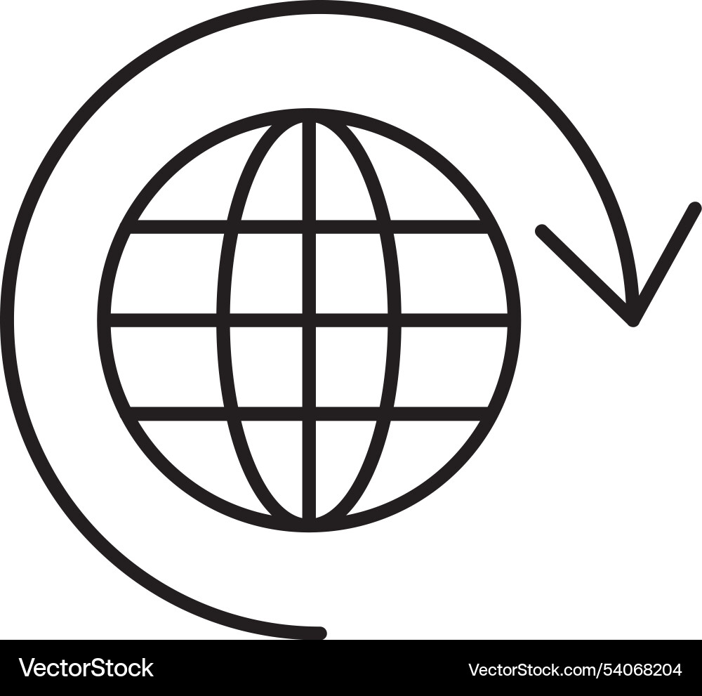 Loading line icon design Vector Image