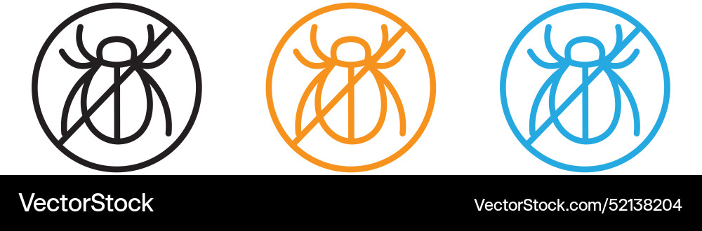 Pest control logo set collection for web app ui Pest control logo set collection for web app ui Vector Image