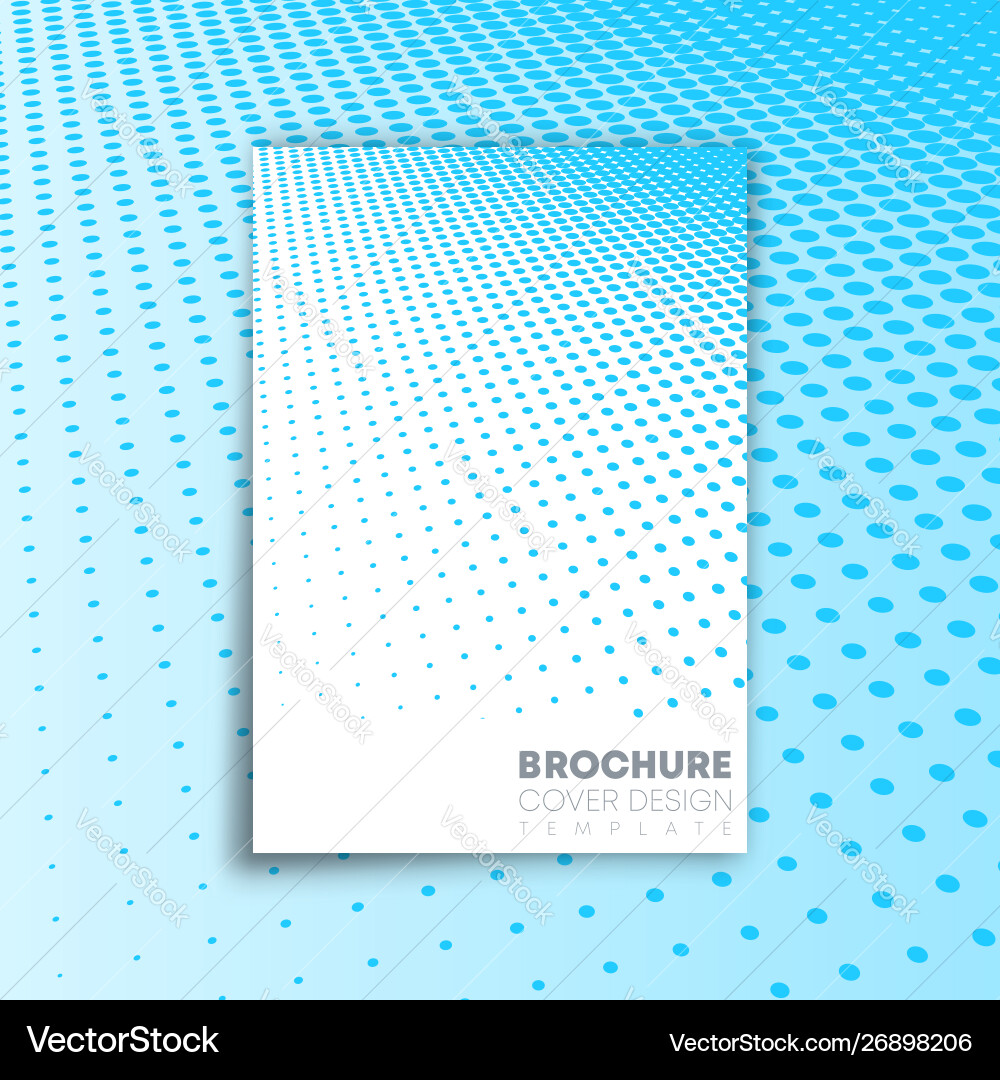 Abstract Halftone Pattern Background vector image