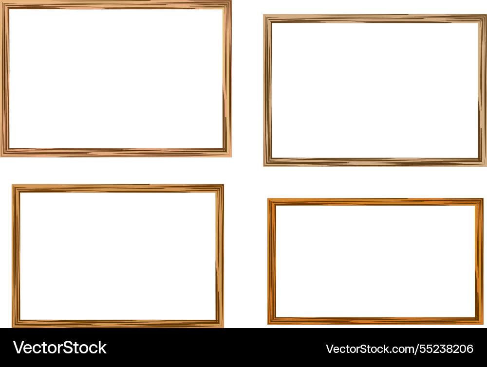 Brown color pattern colorful rectangular frames vector image