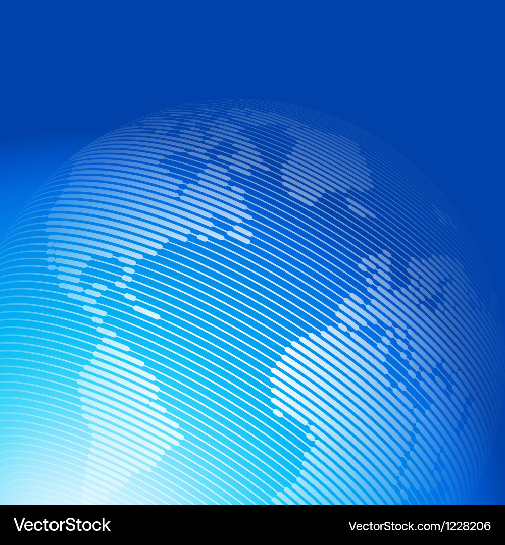 Global World Map Abstract Background vector image