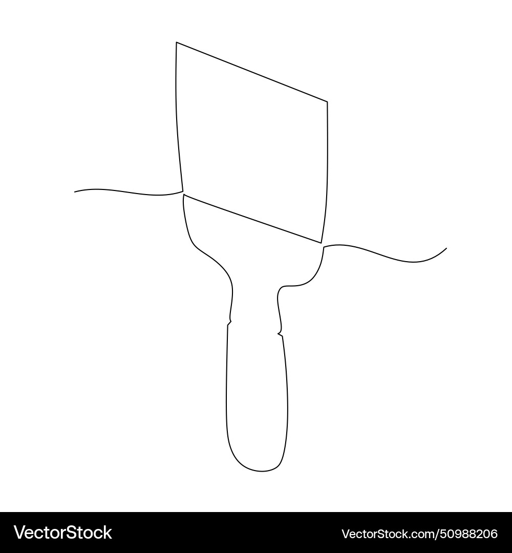 Simple drawing of scraper design tools Simple drawing of scraper design tools vector image