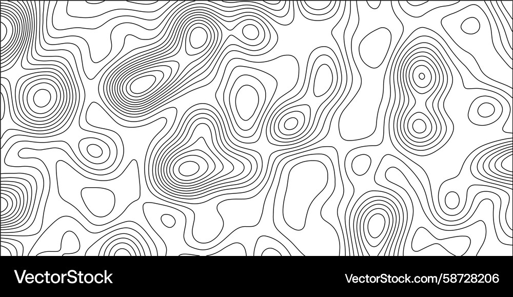 Wave with lines created using blend tool Vector Image